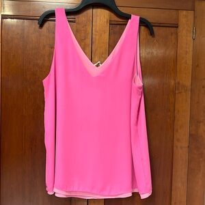 Lilly Pulitzer Pink Reversible Florin. Size Large.